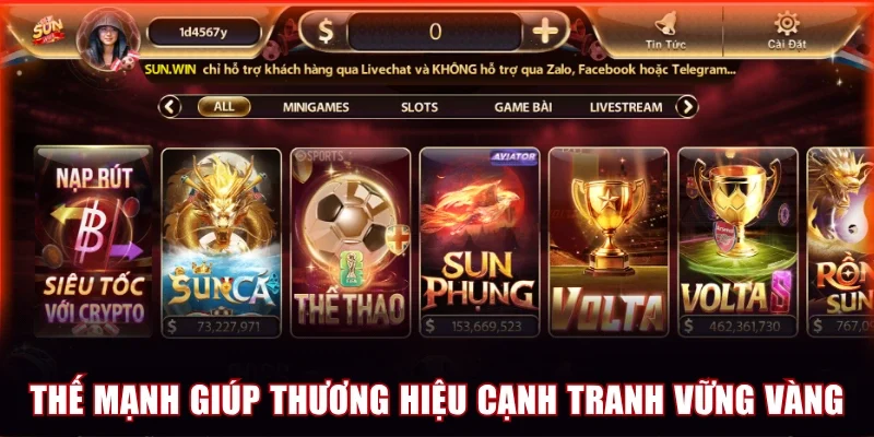 Thế mạnh giúp thương hiệu cạnh tranh vững vàng